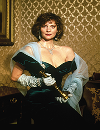 Lesley Ann Warren playing Miss Scarlet
